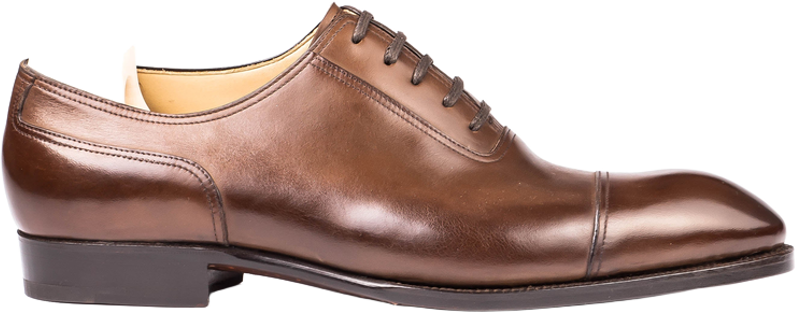 Saint Crispins Oxford plain sewn and straight toe box