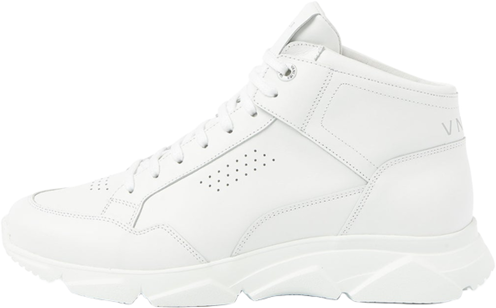 Find the right lacci for Vanlier Wit gladleren Rock halfhoge sneaker at Senkels