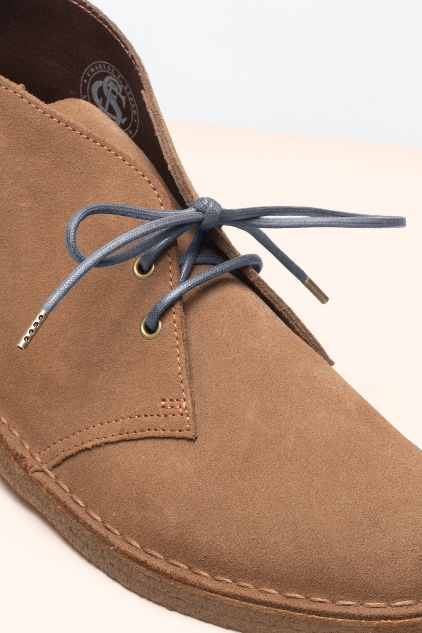 Charcoal Grey - 4mm Round Waxed Shoelaces