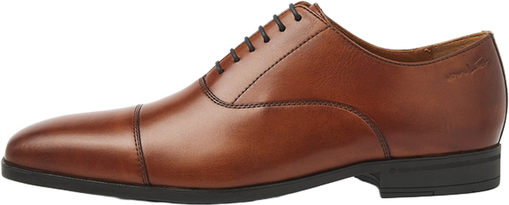 Find the right lacci for Vanlier Cognac gladleren Portofino veterschoen at Senkels