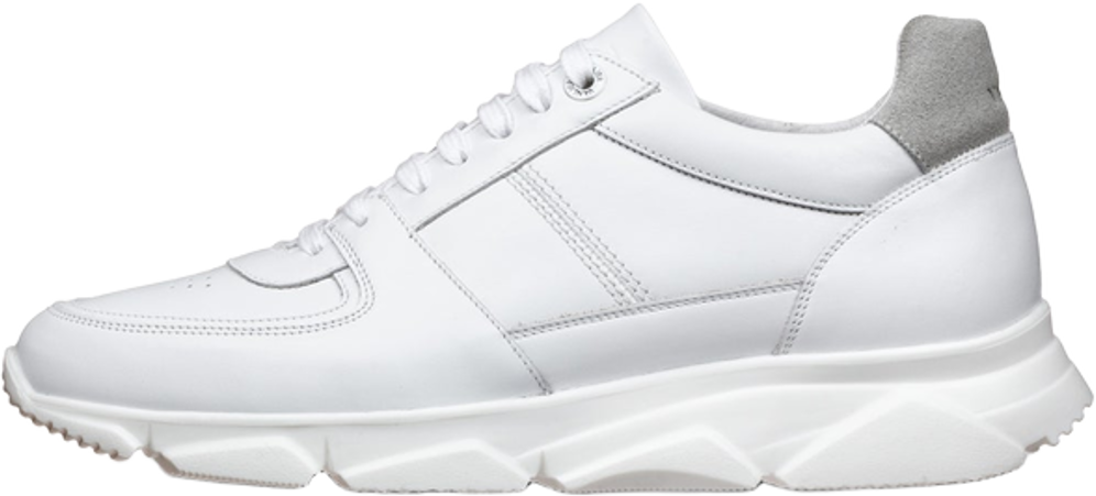Find the right lacci for Vanlier Wit gladleren Luca sneaker at Senkels