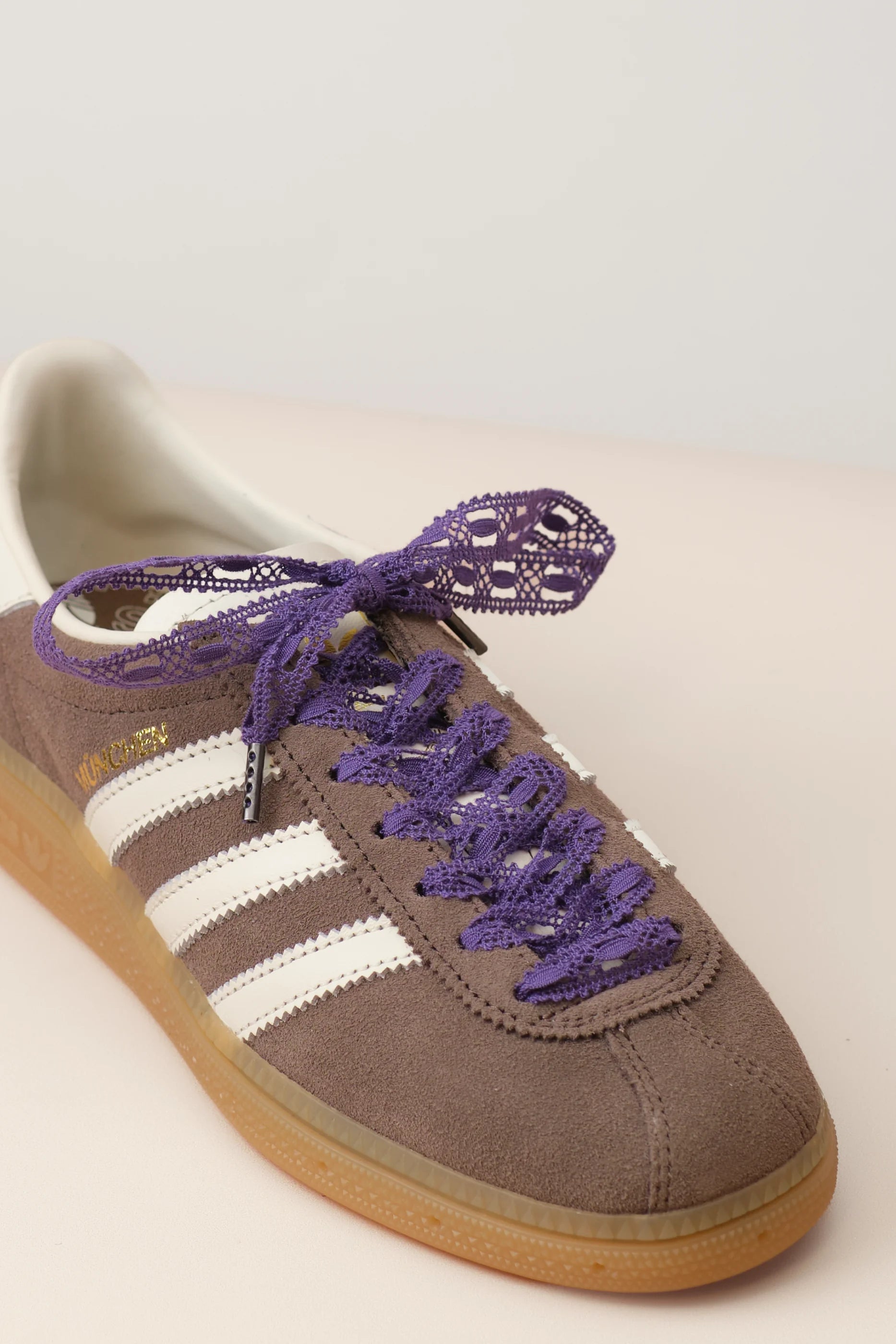 Senkels Lilac Crochet Shoelaces