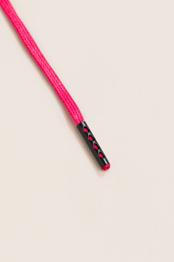 Cerise Pink - Round Waxed Shoelaces | Senkels