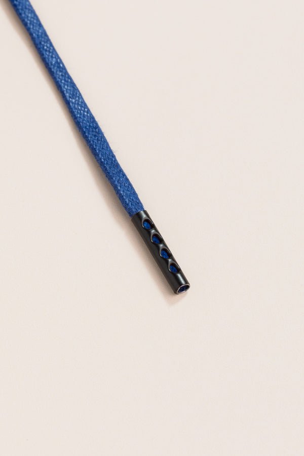 Navy Blue - Round Waxed Shoelaces | Senkels