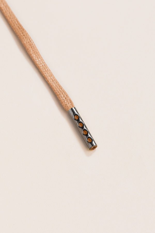 Taupe - Round Waxed Shoelaces | Senkels